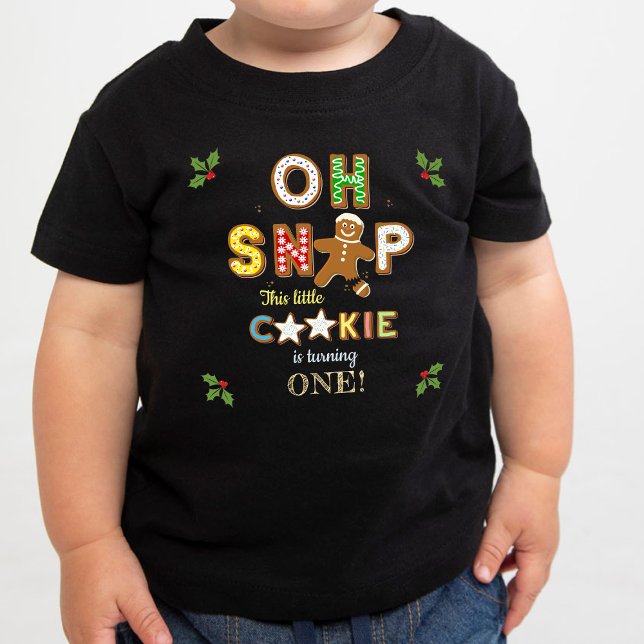 Camiseta Para Bebê Oh, Snap! Gingercake Cookie Qualquer Idade Anivers (Criador carregado)