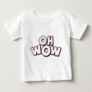 Camiseta Para Bebê Oh wow