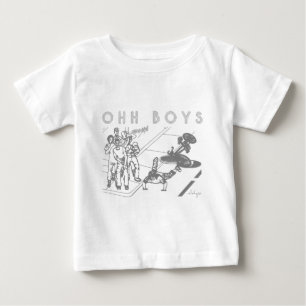 Camiseta Para Bebê Ohh Boys - a bicicleta bate no bueiro