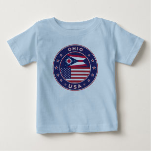 Camiseta Para Bebê Ohio