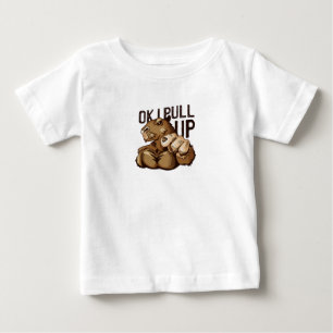Camiseta Para Bebê Ok, Eu Puxo Capybara Meme - Gym Muscular Capybara