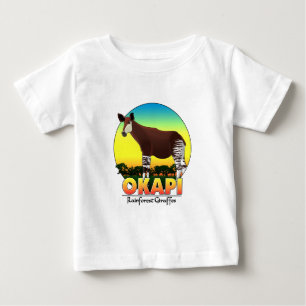 Camiseta Para Bebê Okapi