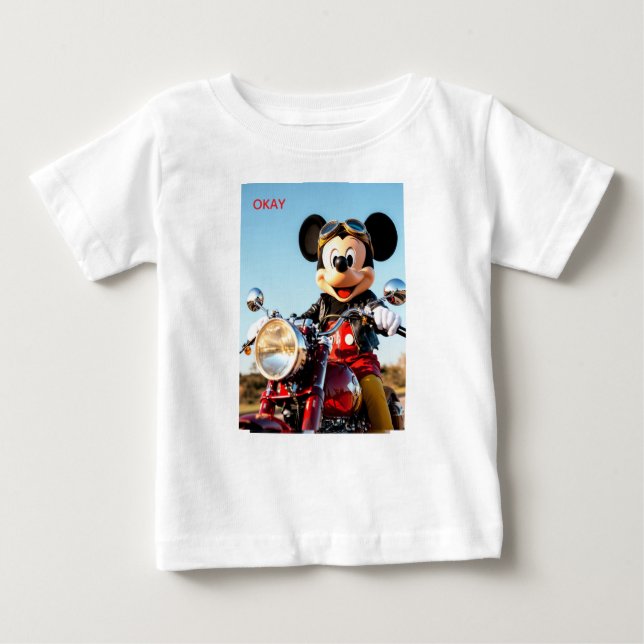 Camiseta Para Bebê Okay Kids T-Shirt (Frente)
