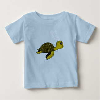 Camiseta Para Bebê Okeanous, a tartaruga
