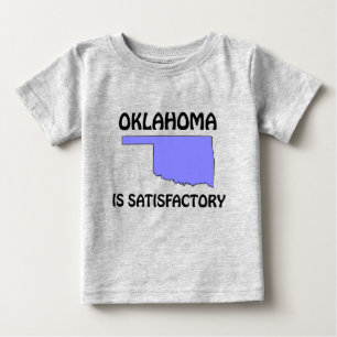 Camiseta Para Bebê Oklahoma - É Satisfatório