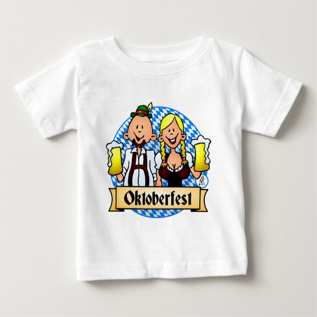 Camiseta Para Bebê Oktoberfest (Frente)