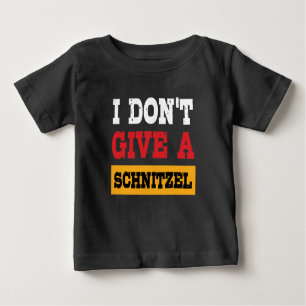 Camiseta Para Bebê Oktoberfest Dont dá bandeira alemã a Schnitzel