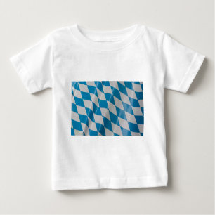 Camiseta Para Bebê Oktoberfest Flag Colors Bavaria