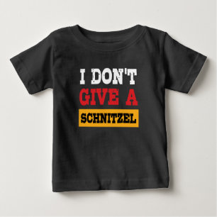 Camiseta Para Bebê Oktoberfest não dá a bandeira do alemão do