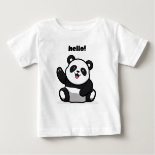 Camiseta Para Bebê Olá