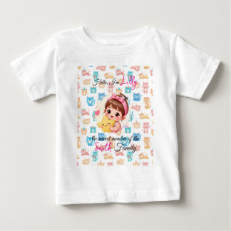 Camiseta Para Bebê Olá, membro mais novo dos padrões de família gato