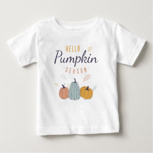 Camiseta Para Bebê Olá, Pumpkin Season