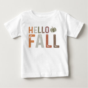 Camiseta Para Bebê Olá, Queda