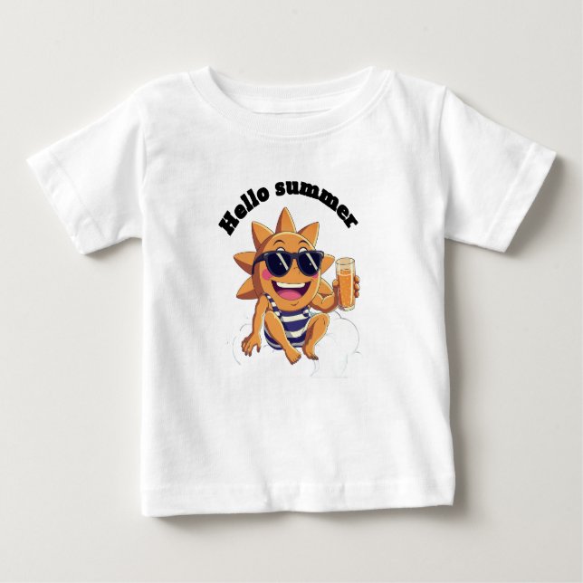 Camiseta Para Bebê Olá, querida. (Frente)