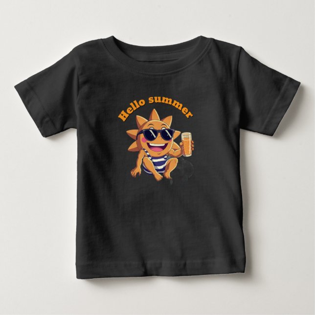 Camiseta Para Bebê Olá, querida. (Frente)