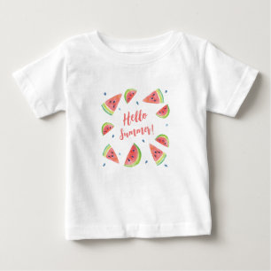 Camiseta Para Bebê Olá Summer