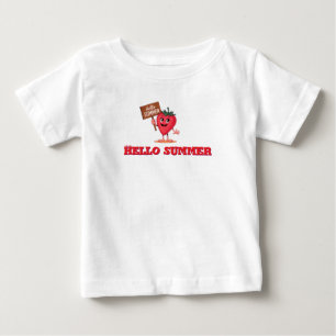 Camiseta Para Bebê Olá verão