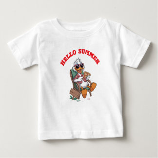 Camiseta Para Bebê Olá verão