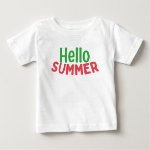 Camiseta Para Bebê olá verão