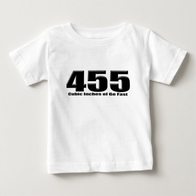 Camiseta Para Bebê Oldsmobile 455 vai fast.png (Frente)