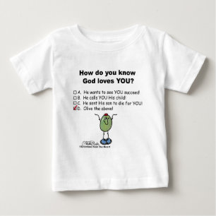 Camiseta Para Bebê Olhem para cima!
