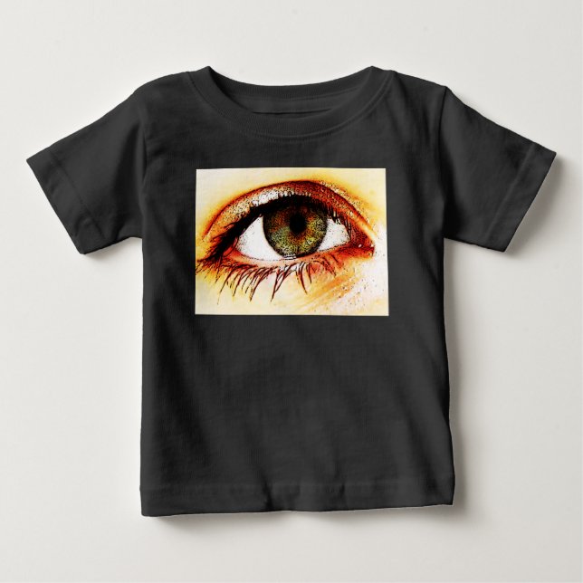 Camiseta Para Bebê Olho (Frente)