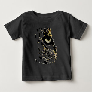 Camiseta Para Bebê Olho de Leopardo