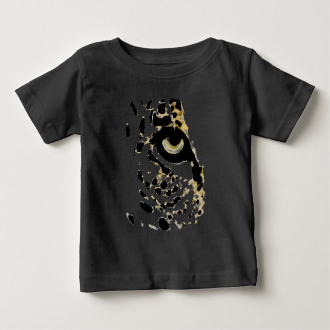 Camiseta Para Bebê Olho de Leopardo (Frente)