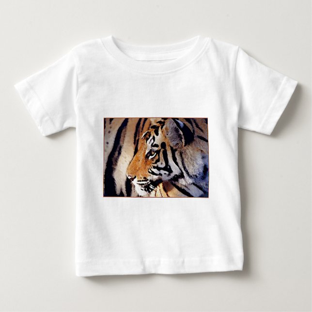 Camiseta Para Bebê Olho de Tiger (Frente)