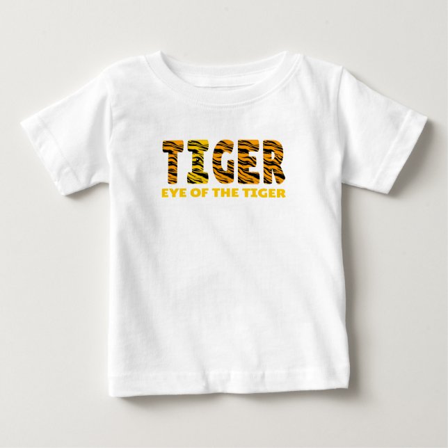 Camiseta Para Bebê Olho do Tigre (Frente)