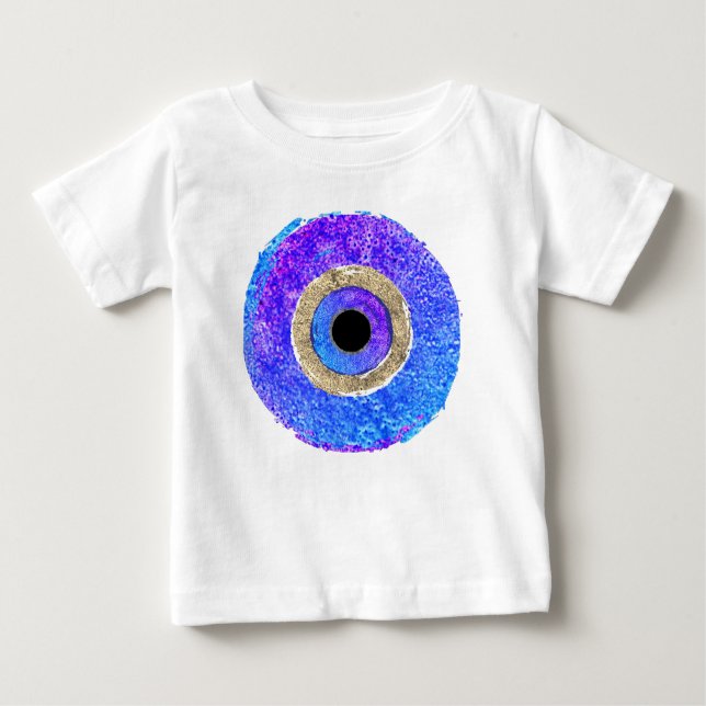 Camiseta Para Bebê Olho mau (Frente)