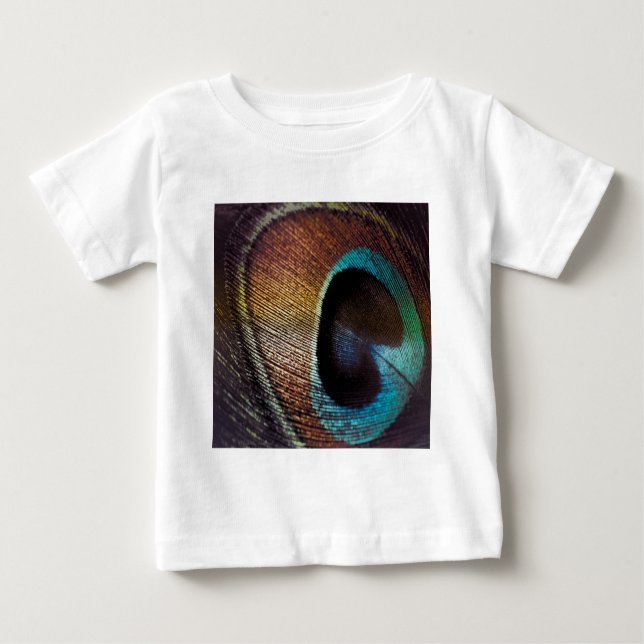 Camiseta Para Bebê Olho Pêssego de Matizes Antigos (Frente)