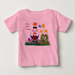 Camiseta Para Bebê Olhos & asas do inseto lidos com o T da criança