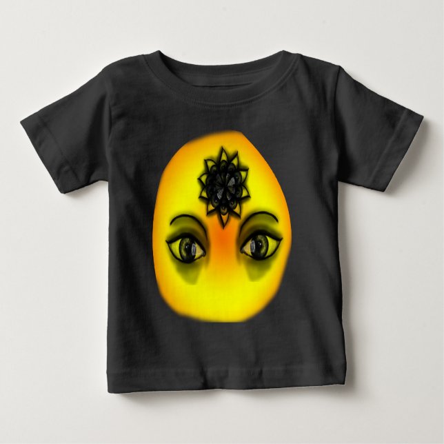 Camiseta Para Bebê Olhos do Sol (Frente)
