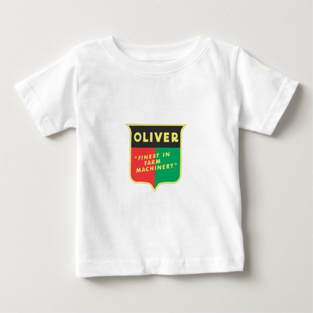 Camiseta Para Bebê Oliver (Frente)