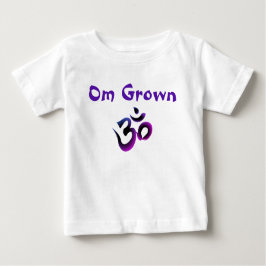 Camiseta Para Bebê Om Grown Dark Purple Tee
