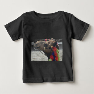 Camiseta Para Bebê Oman Muscat Camel Photo Art Impressão