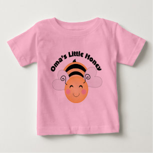 Camiseta Para Bebê Omas pouco mel