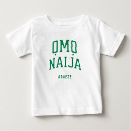 Camiseta Para Bebê Omo-Naija — Patrimônio Nigeriano