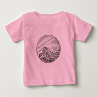 Camiseta Para Bebê Onda
