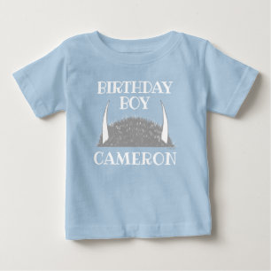 Camiseta Para Bebê Onde as Coisas Selvagens Menino de Aniversário