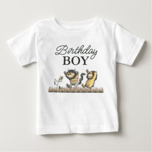 Camiseta Para Bebê Onde as Coisas Selvagens São Aniversário