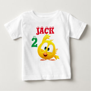 Camiseta Para Bebê Onde está a galinha Personalizada Chicky Amigurumi