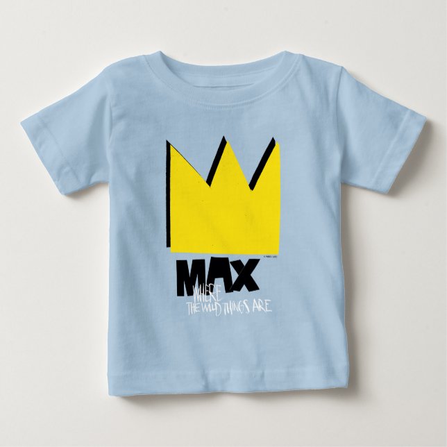 Camiseta Para Bebê Onde estão as coisas selvagens | Max & Crown (Frente)