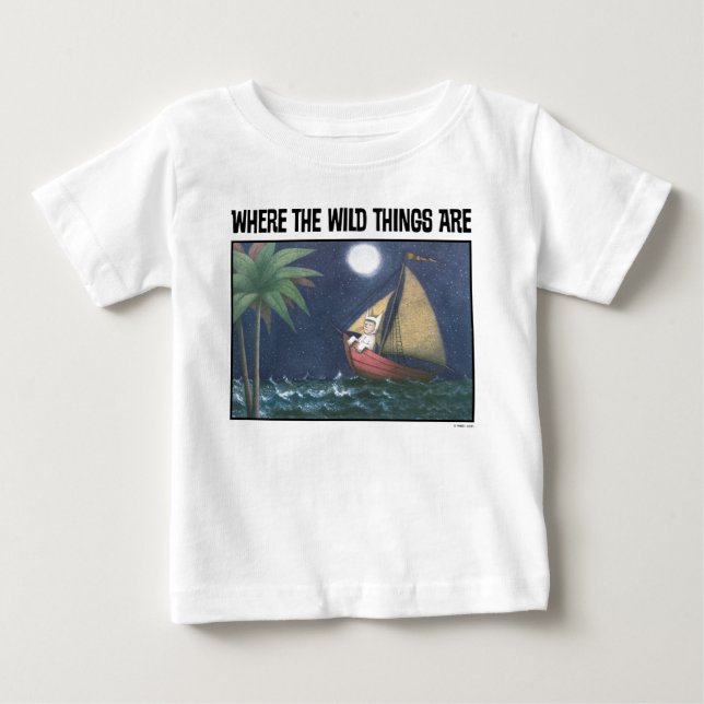 Camiseta Para Bebê Onde Vivem os Monstros | Cena 2 (Frente)