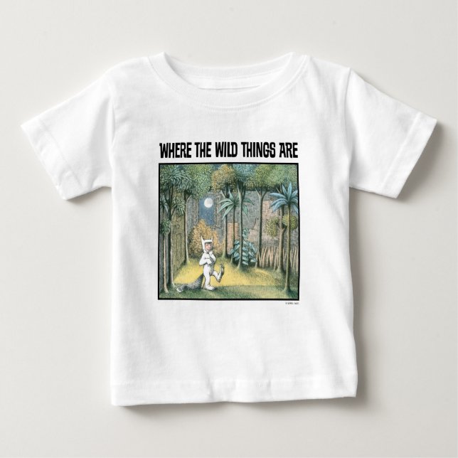 Camiseta Para Bebê Onde Vivem os Monstros | Cena 4 (Frente)