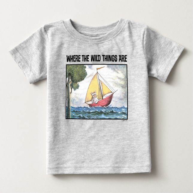 Camiseta Para Bebê Onde Vivem os Monstros | Cena 5 (Frente)