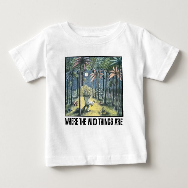 Camiseta Para Bebê Onde Vivem os Monstros | Cena 6 (Frente)