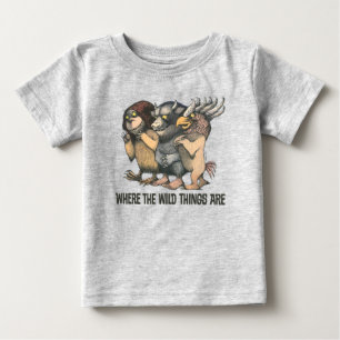 Camiseta Para Bebê Onde Vivem os Monstros Criaturas