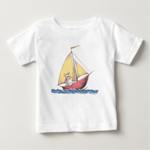 Camiseta Para Bebê Onde Vivem os Monstros Max ao Mar